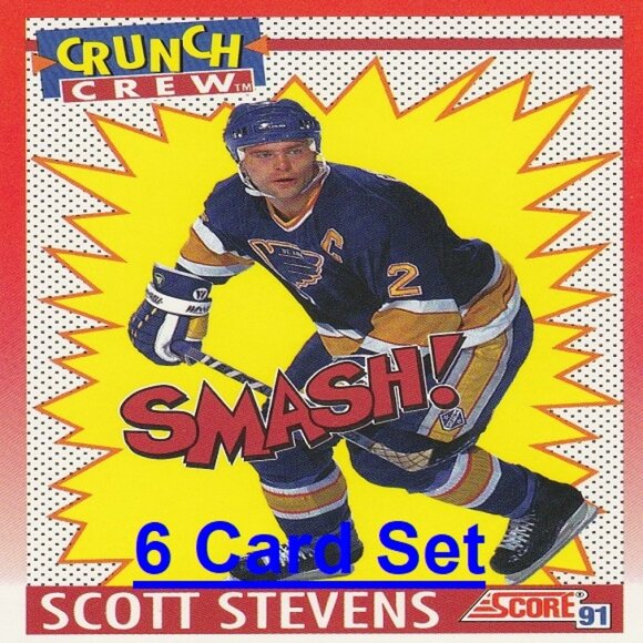 Scott Stevens St. Louis Blues NHL Hockey Card Collection - 6 Card Set - Picture 1 of 7